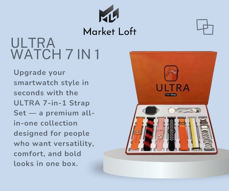 ULTRA 7 in 1 straps-Digital watch